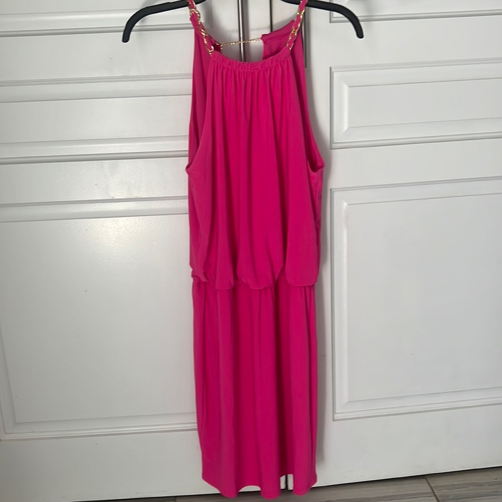 Size 10 pink dress by LANDRY very good condition